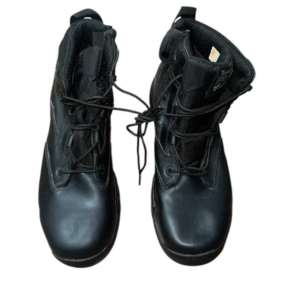 Timberland PRO 6” Work Boots Men’s 9.5M Black Waterproof Leather